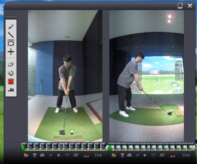 New Bravo Swing Camera for golfer's motion  