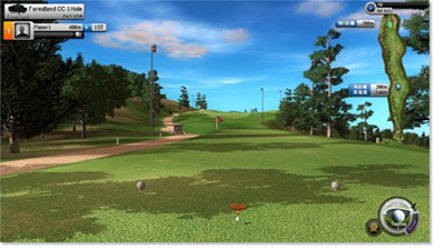 Golf de pantalla virtual