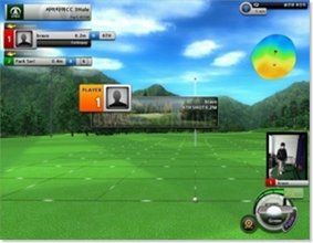 Golf de pantalla virtual en línea
